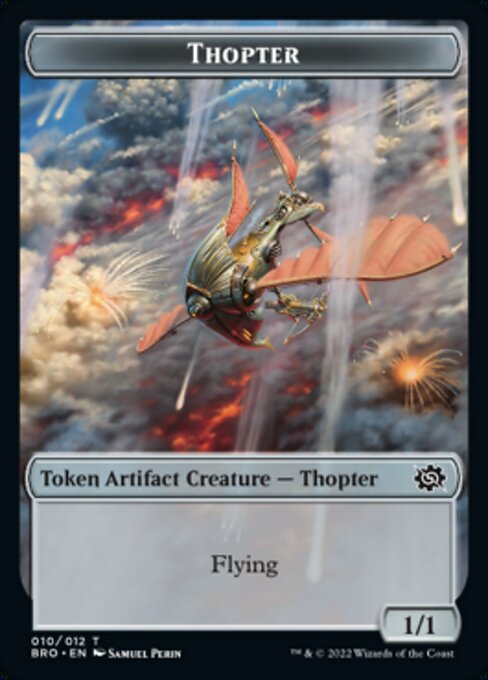 Powerstone // Thopter Double-Sided Token [The Brothers' War Tokens] | Tacoma Games