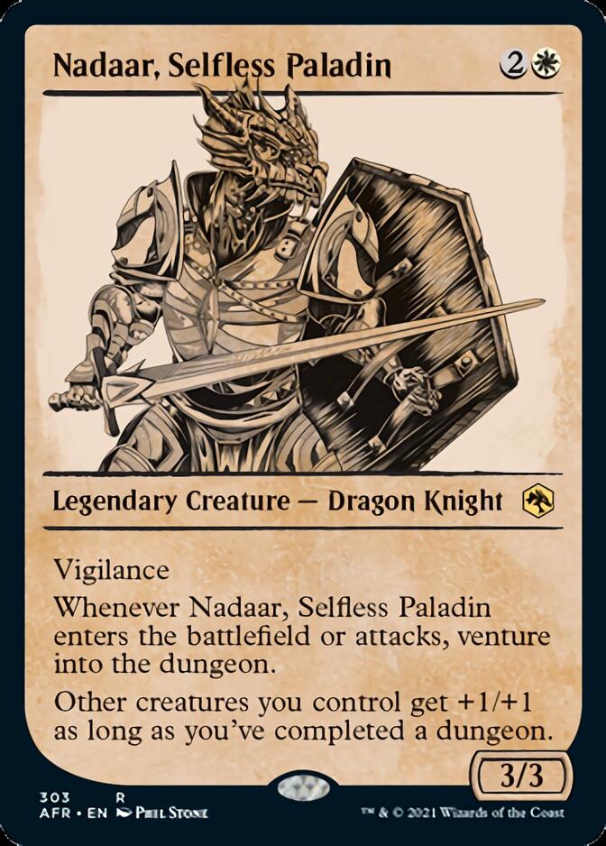 Nadaar, Selfless Paladin (Showcase) [Dungeons & Dragons: Adventures in the Forgotten Realms] | Tacoma Games