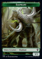 Elephant // Soldier Token [Commander Legends Tokens] | Tacoma Games