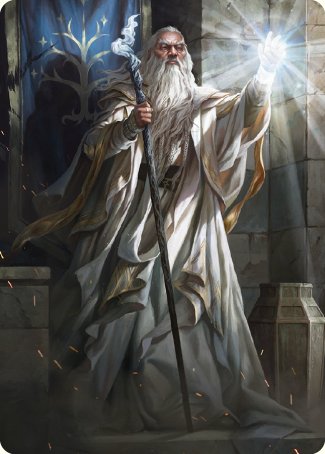 Gandalf the White Art Card [The Lord of the Rings: Tales of Middle-earth Art Series] | Tacoma Games