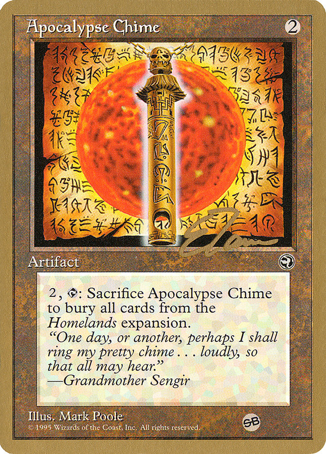 Apocalypse Chime (Eric Tam) (SB) [Pro Tour Collector Set] | Tacoma Games