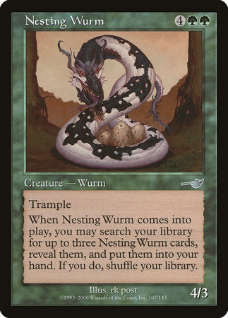 Nesting Wurm [Nemesis] | Tacoma Games