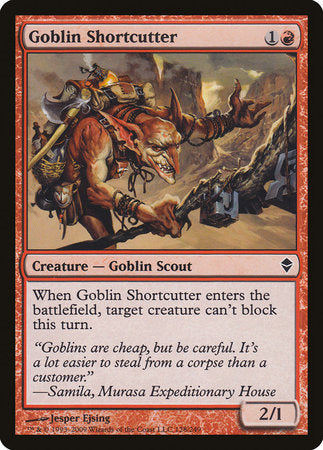 Goblin Shortcutter [Zendikar] | Tacoma Games