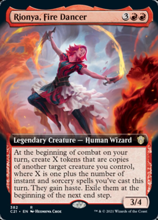 Rionya, Fire Dancer (Extended) [Commander 2021] | Tacoma Games