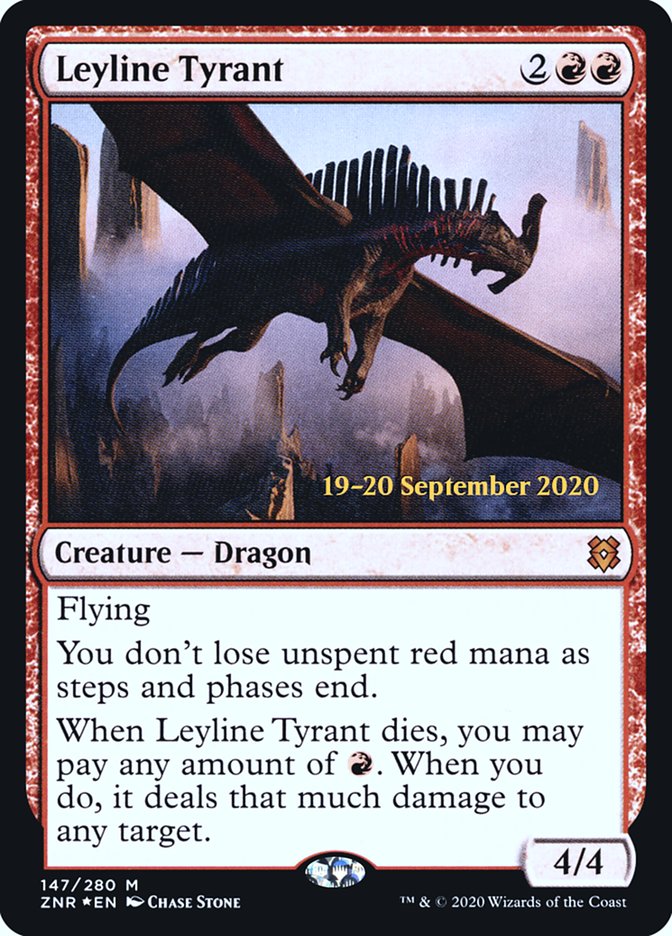 Leyline Tyrant  [Zendikar Rising Prerelease Promos] | Tacoma Games