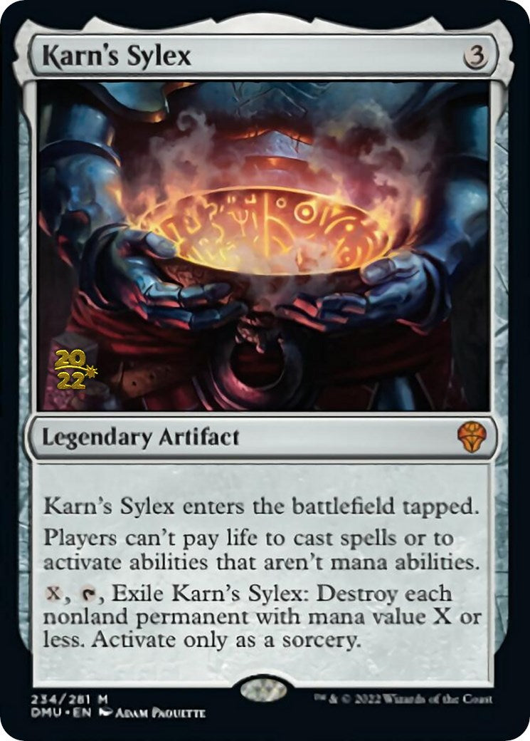 Karn's Sylex [Dominaria United Prerelease Promos] | Tacoma Games