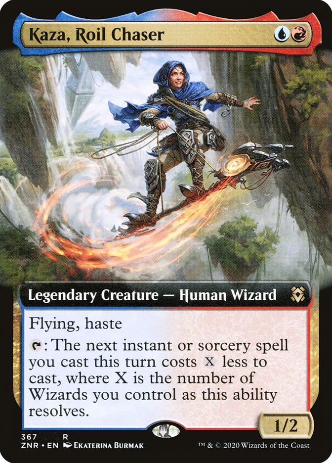 Kaza, Roil Chaser (Extended Art) [Zendikar Rising] | Tacoma Games