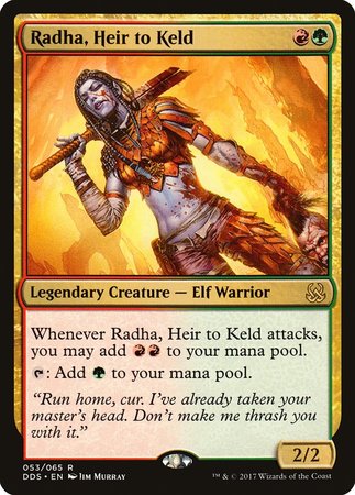 Radha, Heir to Keld [Duel Decks: Mind vs. Might] | Tacoma Games