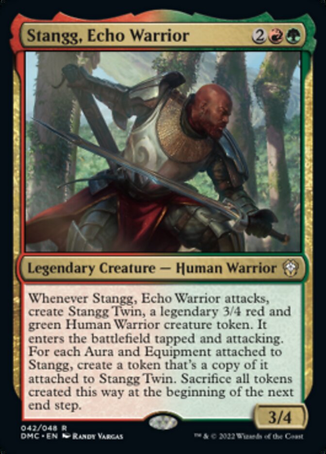 Stangg, Echo Warrior [Dominaria United Commander] | Tacoma Games