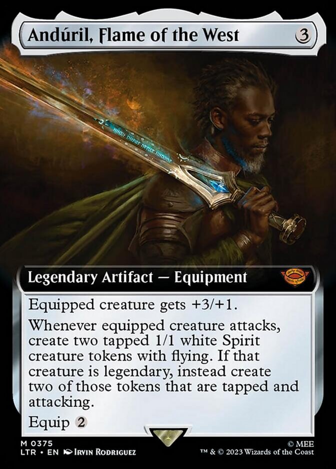 Anduril, Flame of the West (Extended Art) [The Lord of the Rings: Tales of Middle-Earth] | Tacoma Games