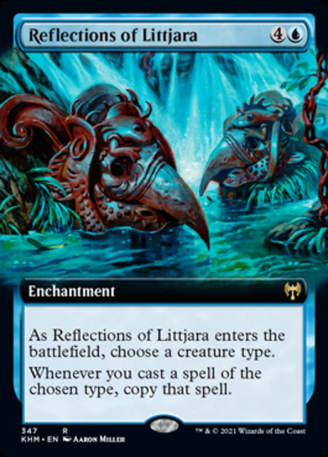 Reflections of Littjara (Extended Art) [Kaldheim] | Tacoma Games