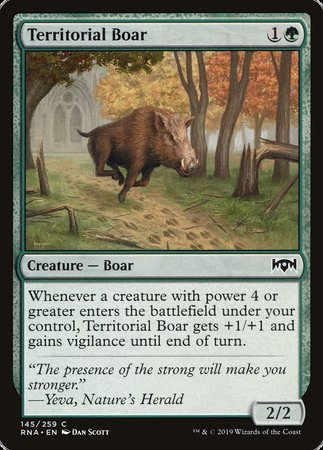 Territorial Boar [Ravnica Allegiance] | Tacoma Games