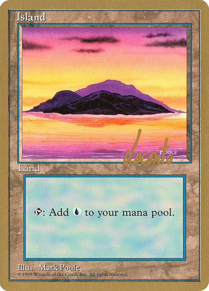 Island (ml368) (Michael Loconto) [Pro Tour Collector Set] | Tacoma Games