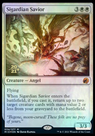 Sigardian Savior [Innistrad: Midnight Hunt Prerelease Promos] | Tacoma Games