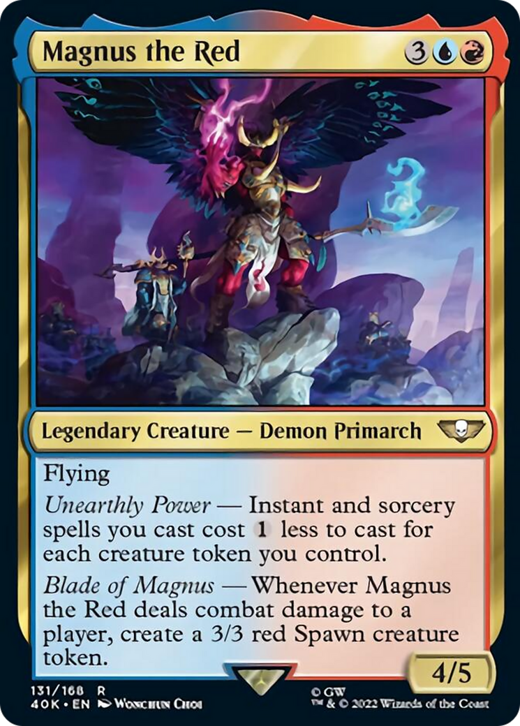 Magnus the Red (Surge Foil) [Universes Beyond: Warhammer 40,000] | Tacoma Games