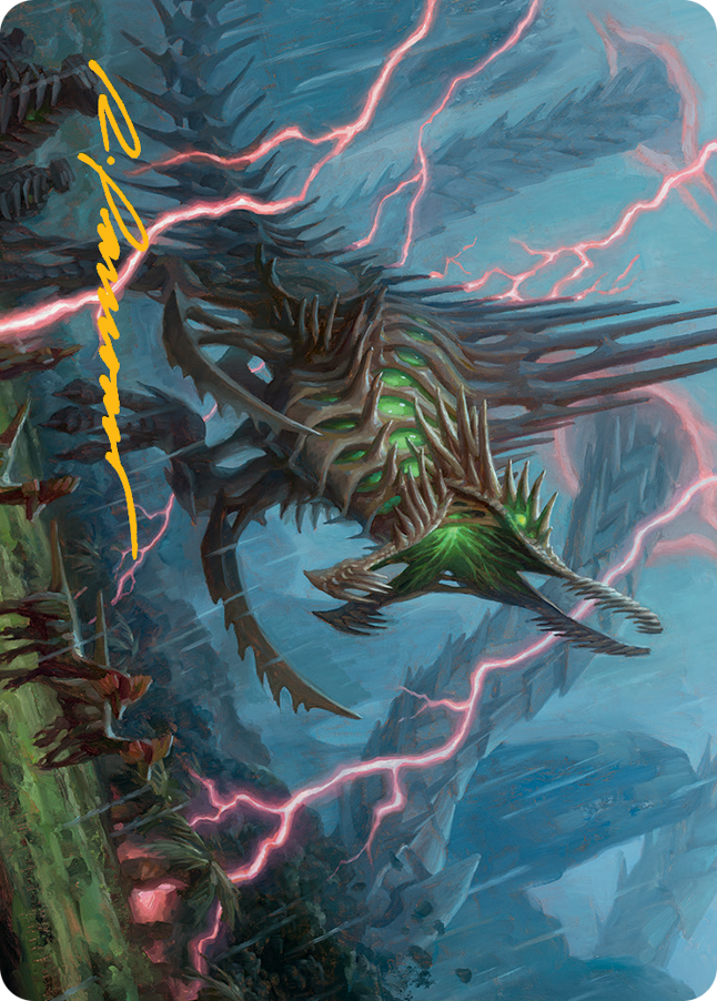 Etali, Primal Sickness Art Card (Gold-Stamped Signature) [March of the Machine Art Series] | Tacoma Games
