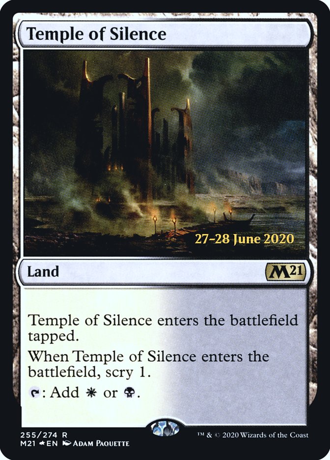 Temple of Silence  [Core Set 2021 Prerelease Promos] | Tacoma Games