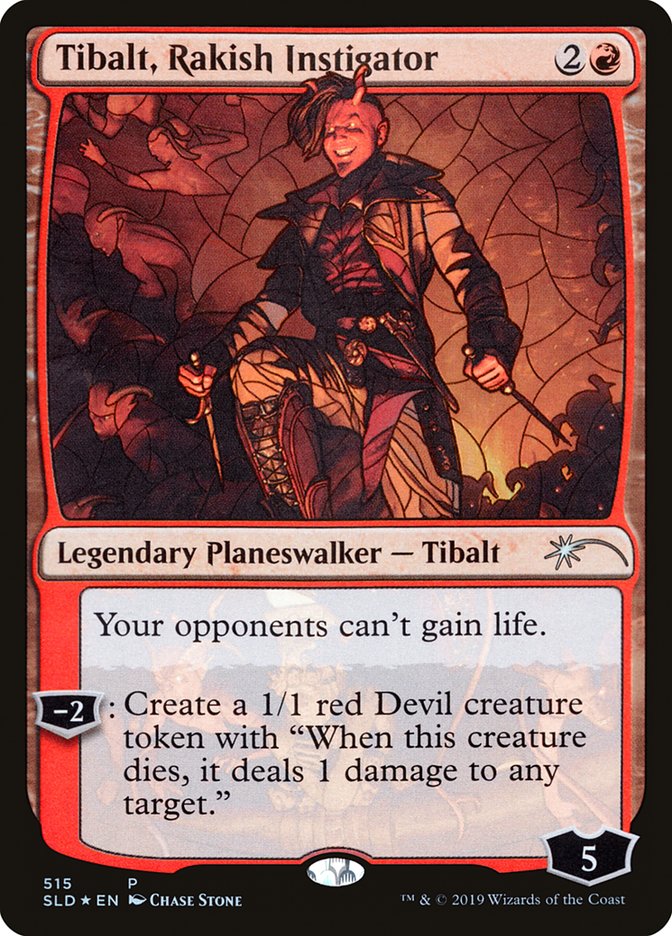 Tibalt, Rakish Instigator (Stained Glass) [Secret Lair Drop Promos] | Tacoma Games