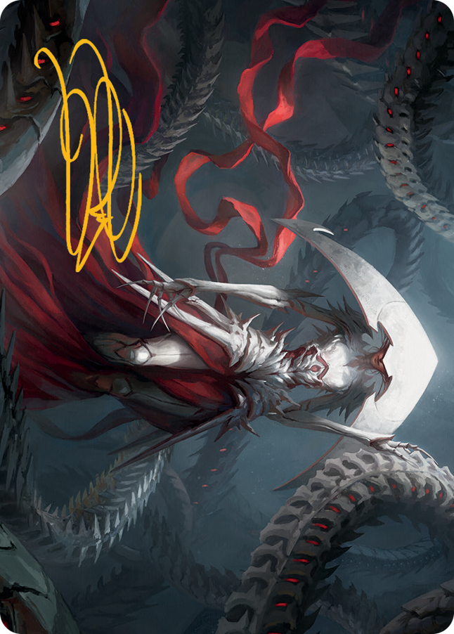 Elesh Norn Art Card (Gold-Stamped Signature) [March of the Machine Art Series] | Tacoma Games