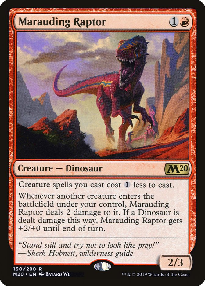 Marauding Raptor [Core Set 2020] | Tacoma Games