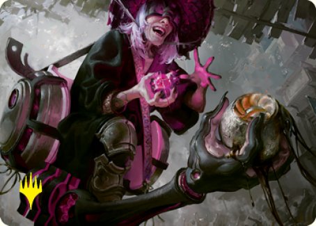 Undercity Scrounger Art Card (Gold-Stamped Signature) [Kamigawa: Neon Dynasty Art Series] | Tacoma Games