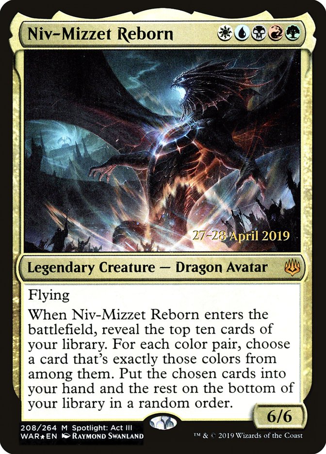 Niv-Mizzet Reborn  [War of the Spark Prerelease Promos] | Tacoma Games