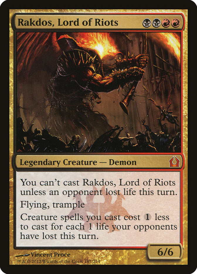 Rakdos, Lord of Riots [Return to Ravnica] | Tacoma Games