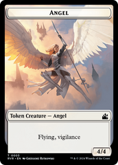 Bird // Angel (0003) Double-Sided Token [Ravnica Remastered Tokens] | Tacoma Games