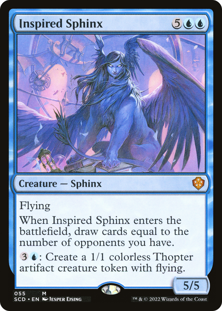 Inspired Sphinx [Starter Commander Decks] | Tacoma Games