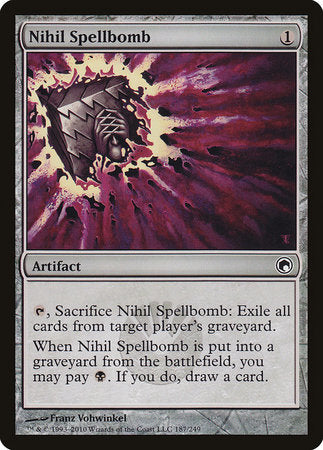 Nihil Spellbomb [Scars of Mirrodin] | Tacoma Games