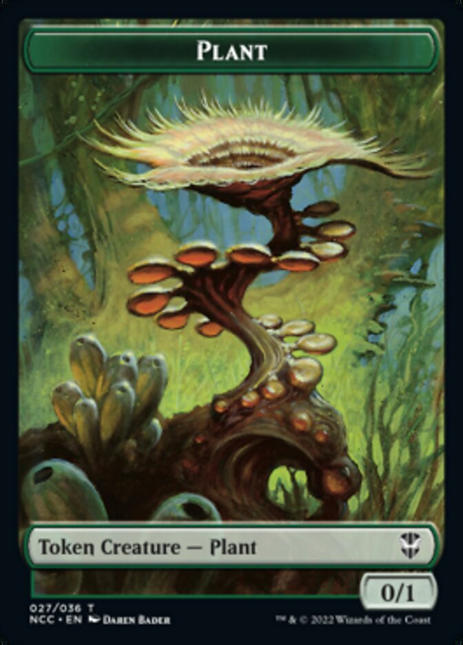 Plant // Citizen Double-sided Token [Streets of New Capenna Commander Tokens] | Tacoma Games