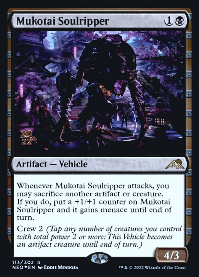 Mukotai Soulripper [Kamigawa: Neon Dynasty Prerelease Promos] | Tacoma Games