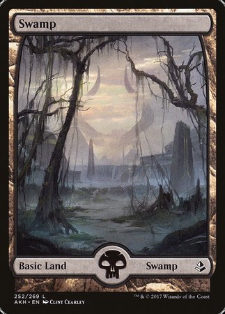 Swamp (252) - Full Art [Amonkhet] | Tacoma Games