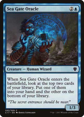 Sea Gate Oracle [Commander 2017] | Tacoma Games