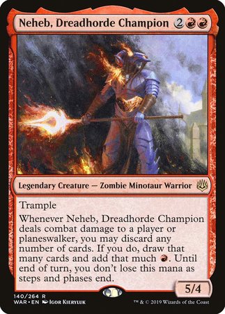 Neheb, Dreadhorde Champion [War of the Spark] | Tacoma Games