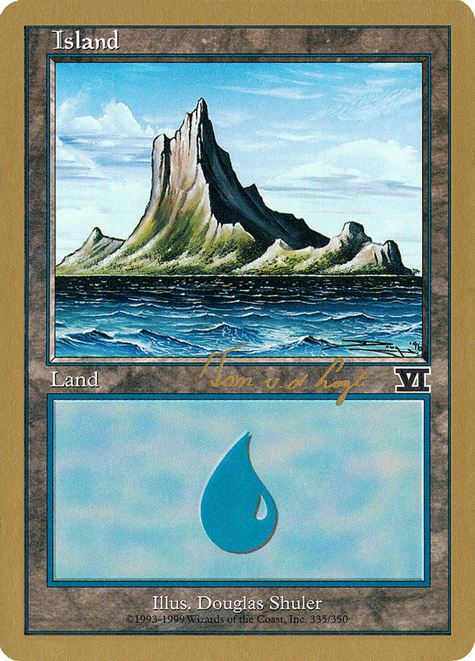 Island (tvdl335) (Tom van de Logt) [World Championship Decks 2000] | Tacoma Games