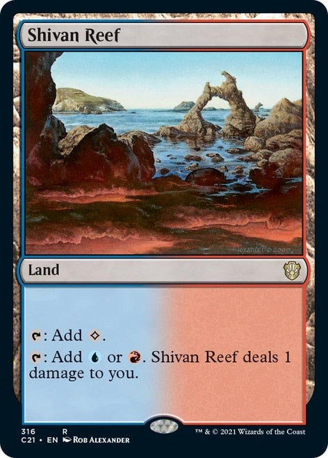 Shivan Reef [Commander 2021] | Tacoma Games