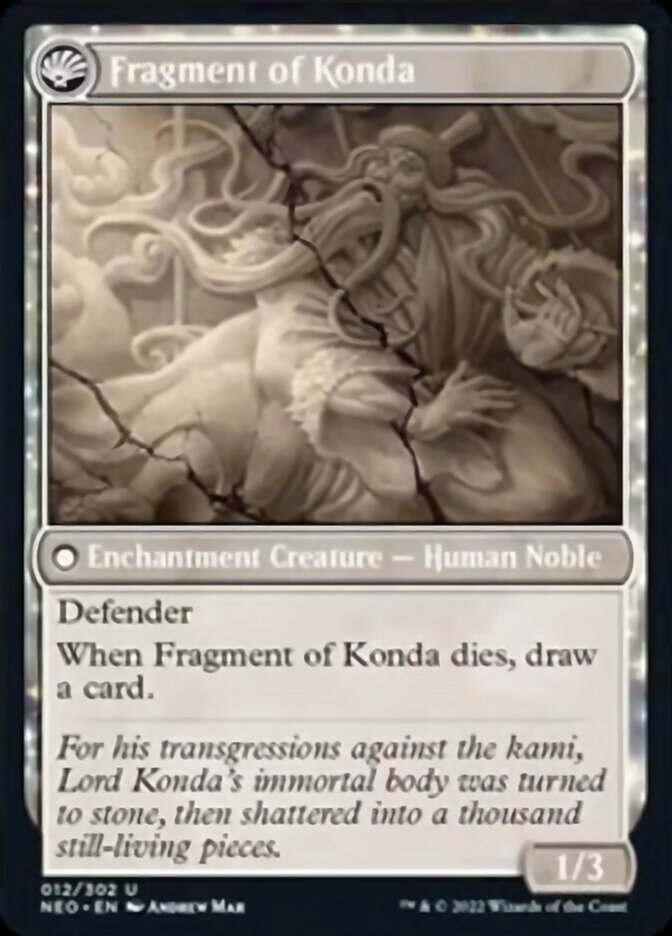 The Fall of Lord Konda // Fragment of Konda [Kamigawa: Neon Dynasty] | Tacoma Games