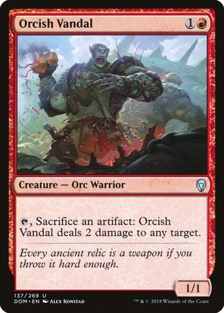 Orcish Vandal [Dominaria] | Tacoma Games