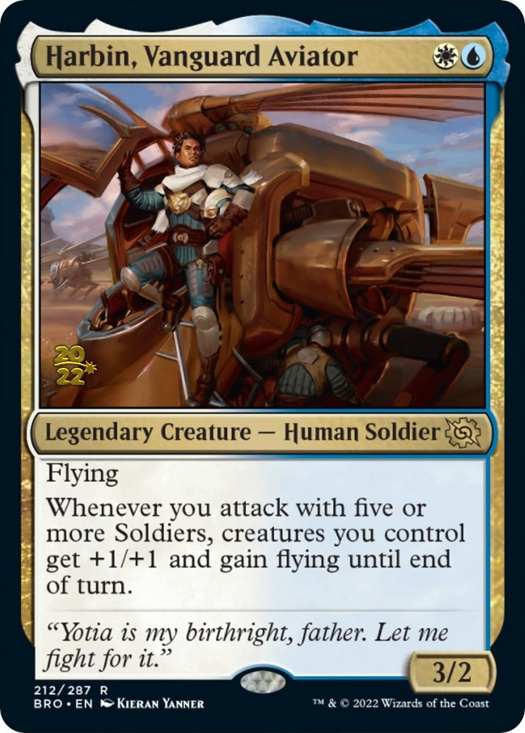 Harbin, Vanguard Aviator [The Brothers' War: Prerelease Promos] | Tacoma Games