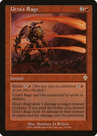 Urza's Rage [Invasion] | Tacoma Games
