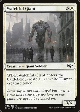 Watchful Giant [Ravnica Allegiance] | Tacoma Games