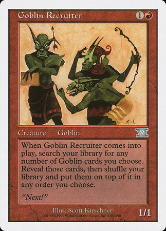 Goblin Recruiter [Classic Sixth Edition] | Tacoma Games