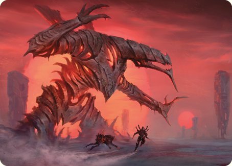 Red Sun's Zenith Art Card [Phyrexia: All Will Be One Art Series] | Tacoma Games