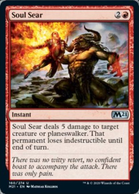 Soul Sear [Core Set 2021] | Tacoma Games