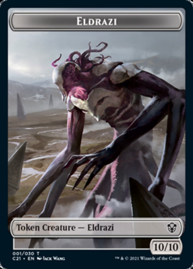 Eldrazi // Champion of Wits Token [Commander 2021 Tokens] | Tacoma Games