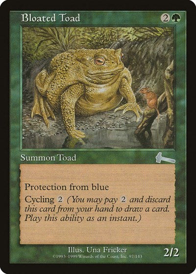 Bloated Toad [Urza's Legacy] | Tacoma Games