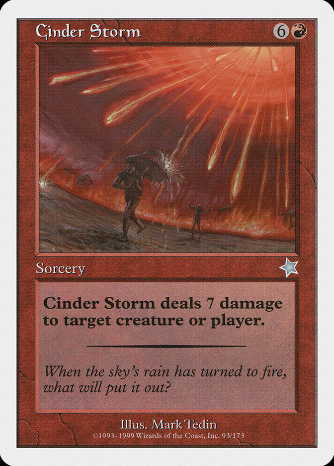 Cinder Storm [Starter 1999] | Tacoma Games