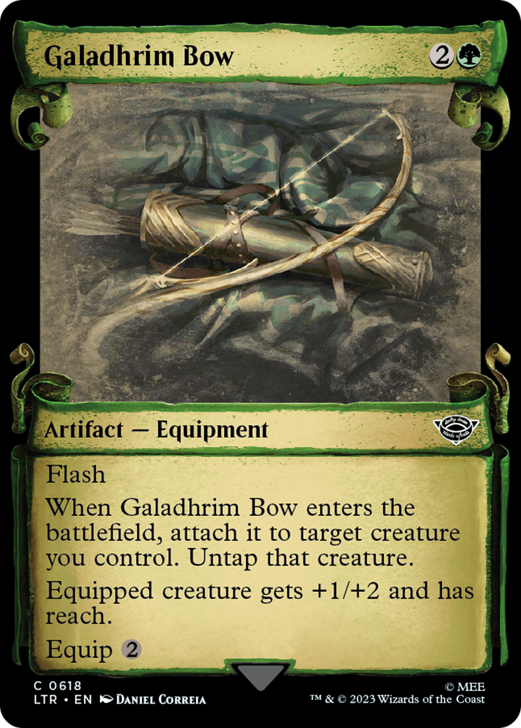 Galadhrim Bow [The Lord of the Rings: Tales of Middle-Earth Showcase Scrolls] | Tacoma Games