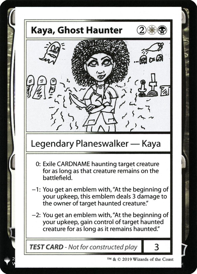 Kaya, Ghost Haunter [Mystery Booster Playtest Cards] | Tacoma Games